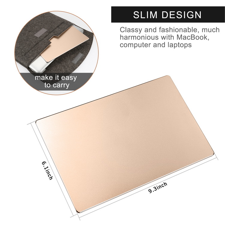 Metal mouse pad gold